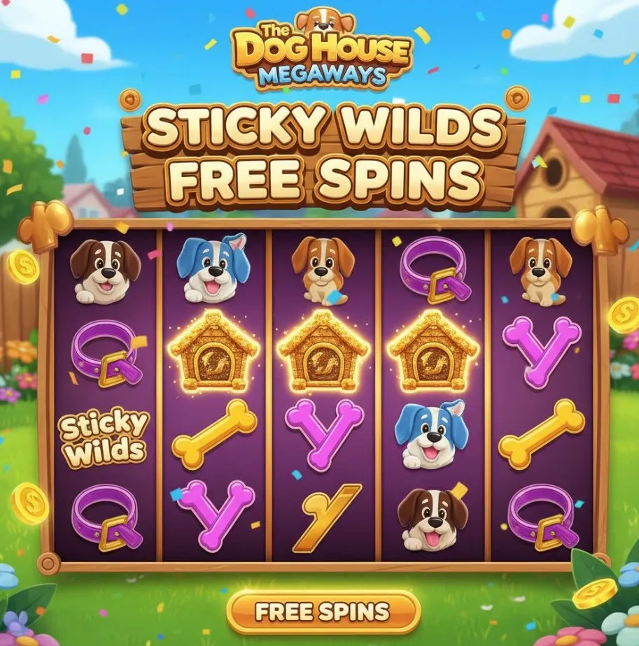 Sticky wilds in The Dog House Megaways: payout potential and symbol value study