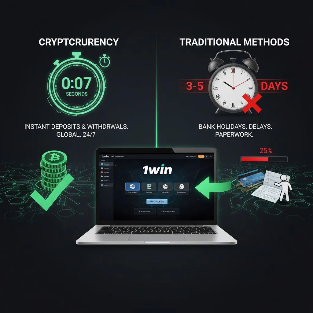 Comparing 1win Crypto to Traditional Payment Methods: What’s Better for Players?